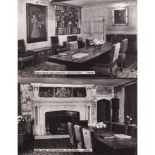 Little Gaddesden Manor House Fire Place Catherine Talbot 2x Postcard s