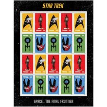 Star Trek Enterprise classic TV Sheet of 20 - Postage Stamps Scott 5132-35