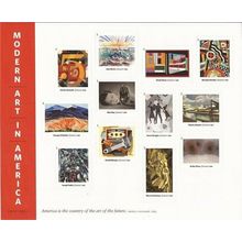 Modern Art in America 1913-1931 Sheet of 12 Current Rate Stamps Scott 4748