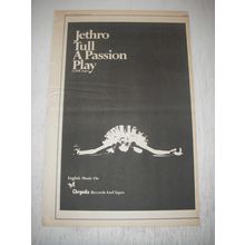 1973 Jethro Tull A Passion Play Album Advertisement