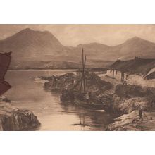 Sharrow Sheffield River Boat Antique 1910 Greetings Card