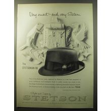 1960 Stetson Stetsonian 60 Hat Advertisement - Very smart - and very Stetson