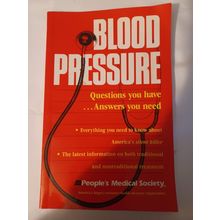 Blood Pressure Questions People's Medical Society 1992 Paperback Manual Booklet