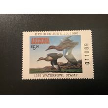 ICOLLECTZONE US Arizona 1989 #3 Duck Stamp XF NH