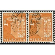 1968 Michel 710y - fine used (o) - pair - phosphor