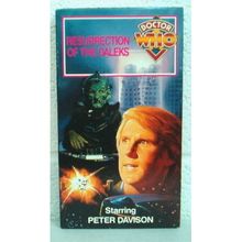 DOCTOR WHO ' VHS ' RESURRECTION OF THE DALEKS : Peter Davidson