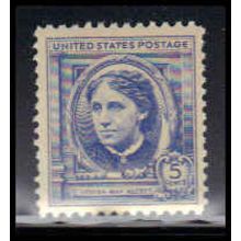 862 5c Louisa Alcott Fine MNH KA2438
