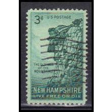 Used 1068 3c New Hampshire Very Fine KA5232