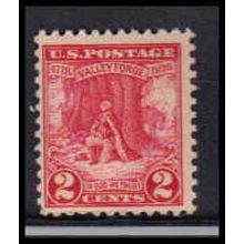 645 2c Valley Forge Just Clears MNH O1042