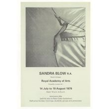 Sandra Blow 1979 Painting London Gallery Exhibition Postcard