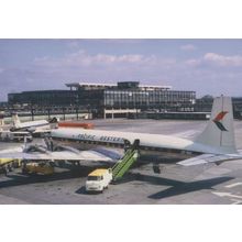 Pacific Western DC7 CF-NAI 1966 Gatwick Airport Limited Edition of 300 Postcard