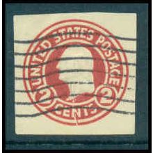 Used U429 2c George Washington Fine Cut Square WA3088