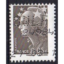 France 2008 Marianne de Beaujard - Brown €0,05 Used (phosphor strip at right)