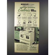 1952 Ultramatic Caloric Gas Range Ad - Miracles