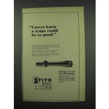 1954 Stith Bear Cup Scope Ad - Could Be So Good