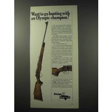 1965 Savage / Anschutz 153 Rifle Ad - Olympic Champion