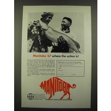 1967 Manitoba Canada Ad - Where the Action Is
