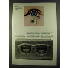 1972 Atlantic Richfield Ad, Herbert Bayer Jasper Johns