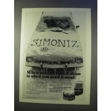 1976 Simoniz Wax Ad - When you Can't See It Shine