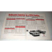 1976 Pontiac Sunbird Coupe & Astre 2-Door Coupe Ad