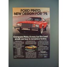 1979 Ford Pinto Runabout Car Ad - New Design