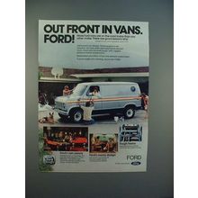 1979 Ford Van Ad - Out front in vans