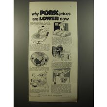 1954 American Meat Institute Ad - Why pork prices are lower now