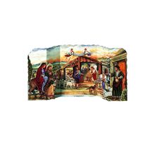11589 - Korsch Advent - 3-Dimensional Nativity Scene - 11"H x 22.5"W x .1"D