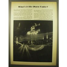 1961 Australian National Travel Association Ad - Down under?