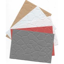 A6 Embossed Card. 10 Sheets. Brickwork. Cardmaking Scrapbooking Crafts Toppers