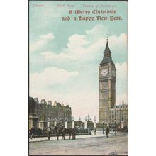 Clock Tower, Houses of Parliament, London, 1904 - Empire Series Postcard