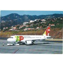AIRBUS A319 AIRCRAFT AIR PORTUGAL CARD NO W173