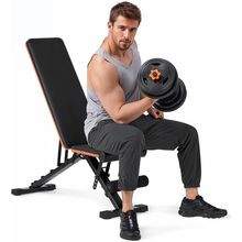 Weight Bench Workout Bench Adjustable Weight Bench Incline Bench for Home Gym Fu