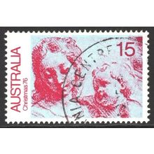 AUSTRALIA 1976: CHRISTMAS - 15c USED (G6)