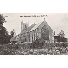 The Church, Redgrave : Pawsey printed postcard 1295