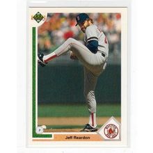 1991 Upper Deck Jeff Reardon baseball card #418 – Red Sox