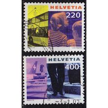 SCHWEIZ SWITZERLAND [2001] MiNr 1751-52 ( O/used )