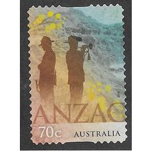 AUS 2015 70c (S/A) 'ANZAC' FINE USED (EBID64-213)