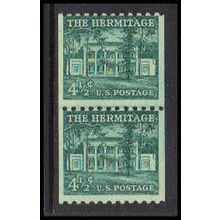 1059 4 1/2c Hermitage Average MNH CLP QA0050