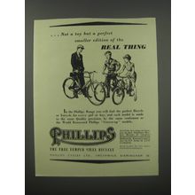 1954 Phillips Bicycles Ad - Not a toy but a perfect smaller edition