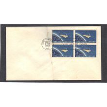FDC 1193 4c Project Mercury Blk/4 (No Cachet-U/A) CV40583