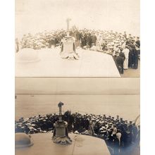 Military Ship Funeral Service Ship Navy Sailor WW1 2x Old War Postcard s