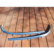 1964 FORD GALAXIE CONVERTIBLE FRONT WINDOW BOTTOM TRIM 2 PCS OEM 500 XL