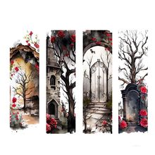 Graveyard Walks Bookmarks Book Markers Gift For Reader (X4)