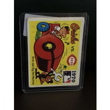 1970 Orioles, Reds #68 | 1971 Fleer World Series Black Back Baseball Trading Car