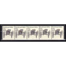 2124 4.9c Buckboard Fine MNH Dry Gum PNC 3/5 X0237