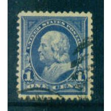 Used 264 1c Benjamin Franklin Fine M02819