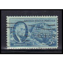 Used 933 5c Franklin Roosevelt Barely Clears KA7779