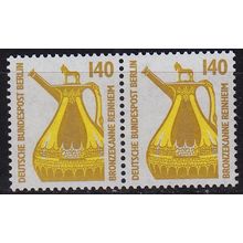 GERMANY BERLIN [1989] MiNr 0832 ( **/mnh ) [01] Sehenswürdigkeiten 2er
