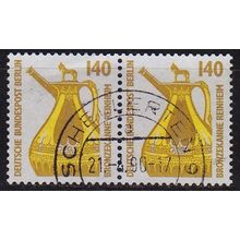 GERMANY BERLIN [1989] MiNr 0832 ( O/used ) [02] Sehenswürdigkeiten 2er